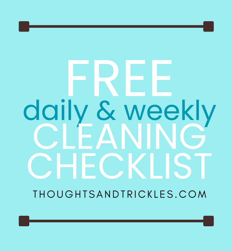 Cleaning Checklist